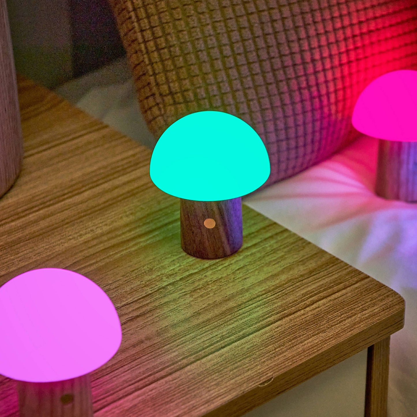 Alice Mushroom Lamp (Super Mini Size): Super Mini /Walnut