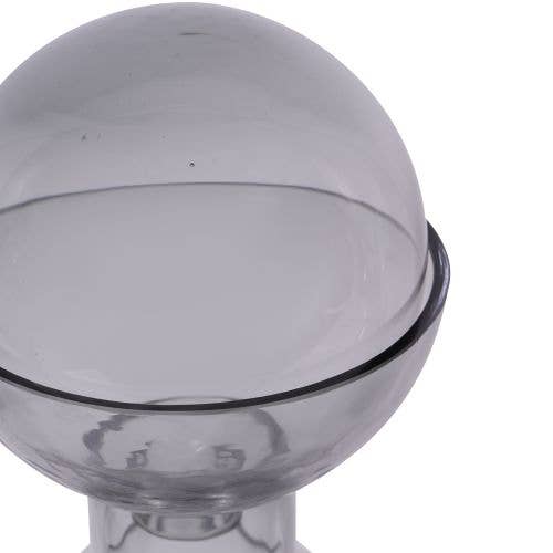 Vitrum Smoked Bottle Vase 43cm