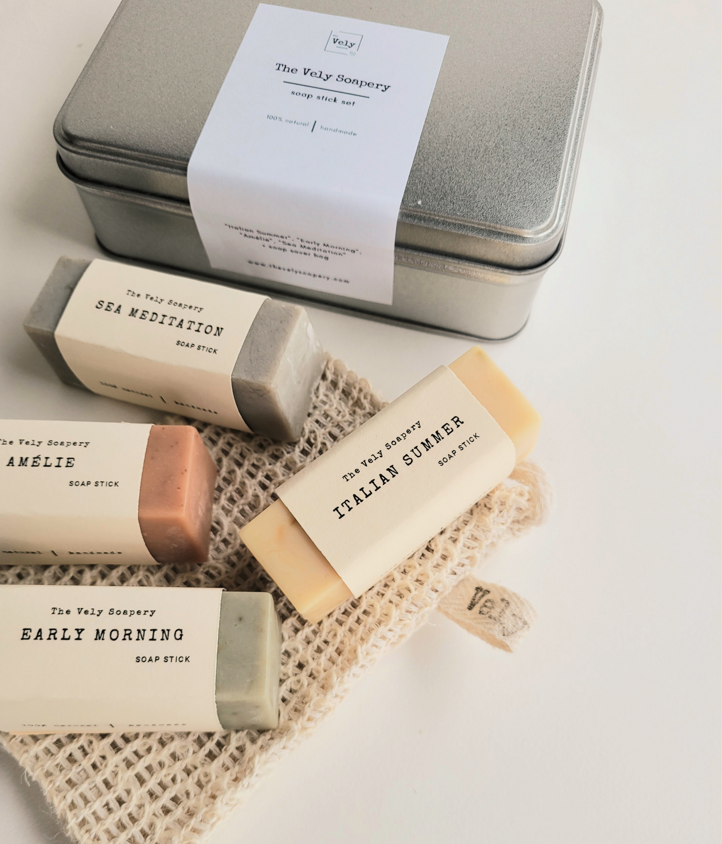 Natural Handmade Guest Soap Set