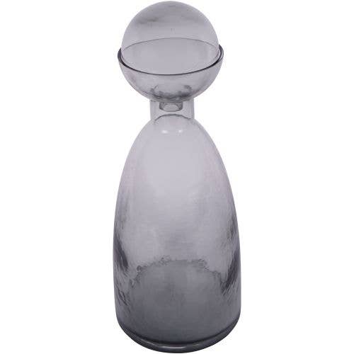 Vitrum Smoked Bottle Vase 43cm