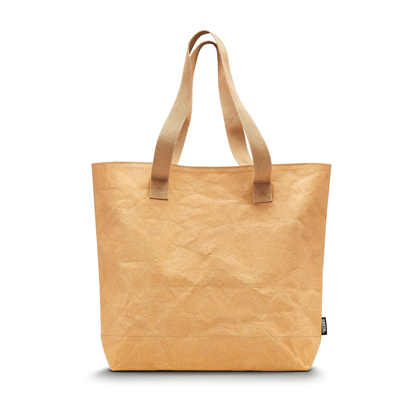 Large Tote Bag: Tan