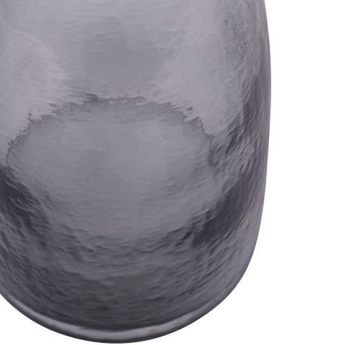 Vitrum Smoked Bottle Vase 43cm