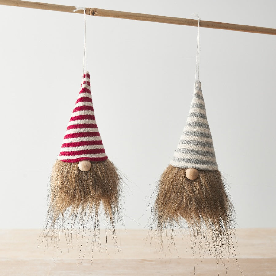 Red/Grey Stripes hat hanging Gonk