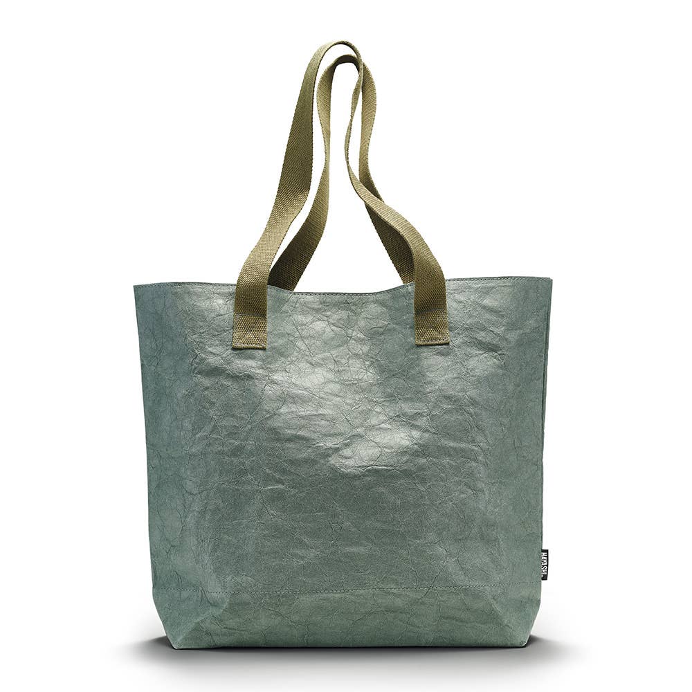 Large Tote Bag: Tan