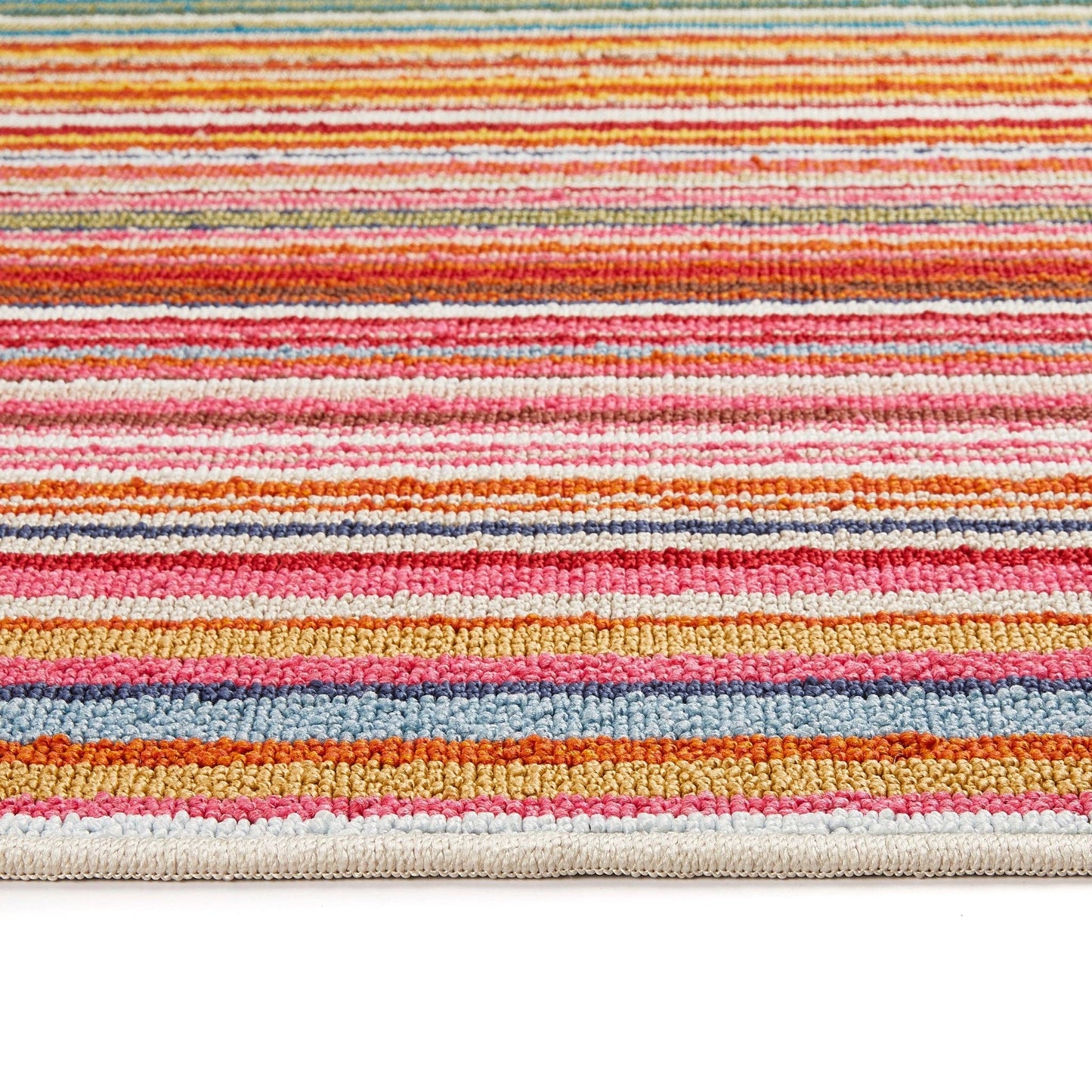 My Mat Stain Resistant Candy Multi Rainbow Stripe