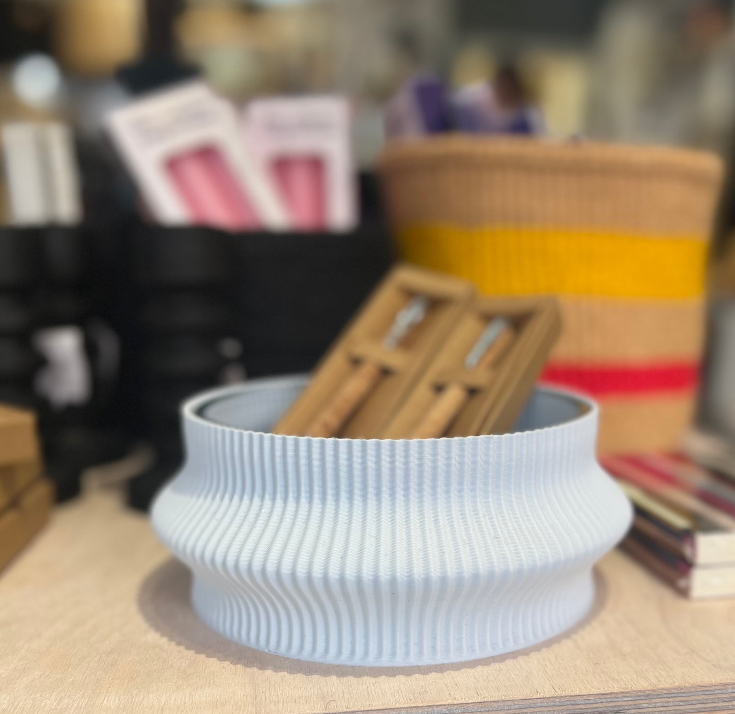 "Cavity' Bowl Polar Blue