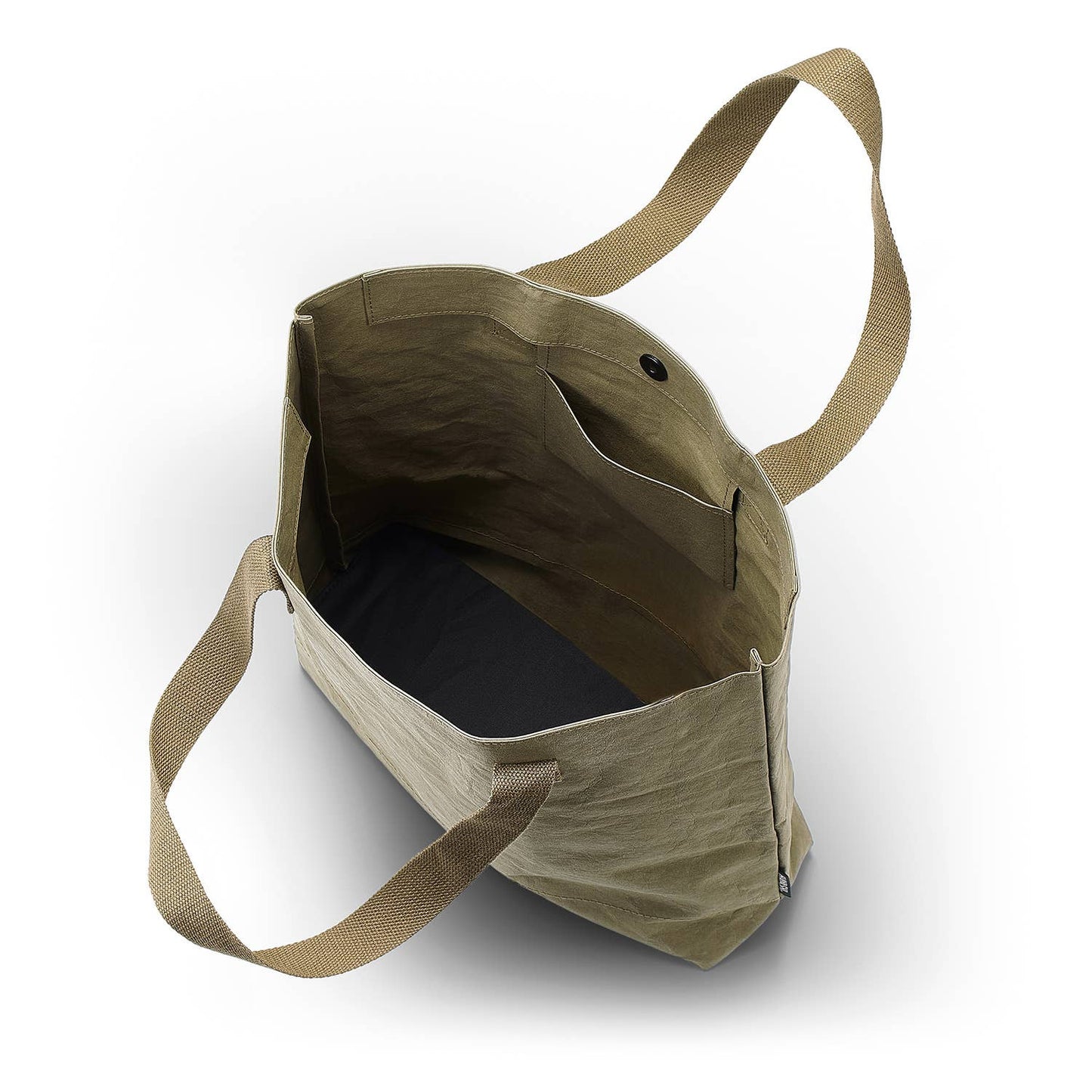 Large Tote Bag: Tan