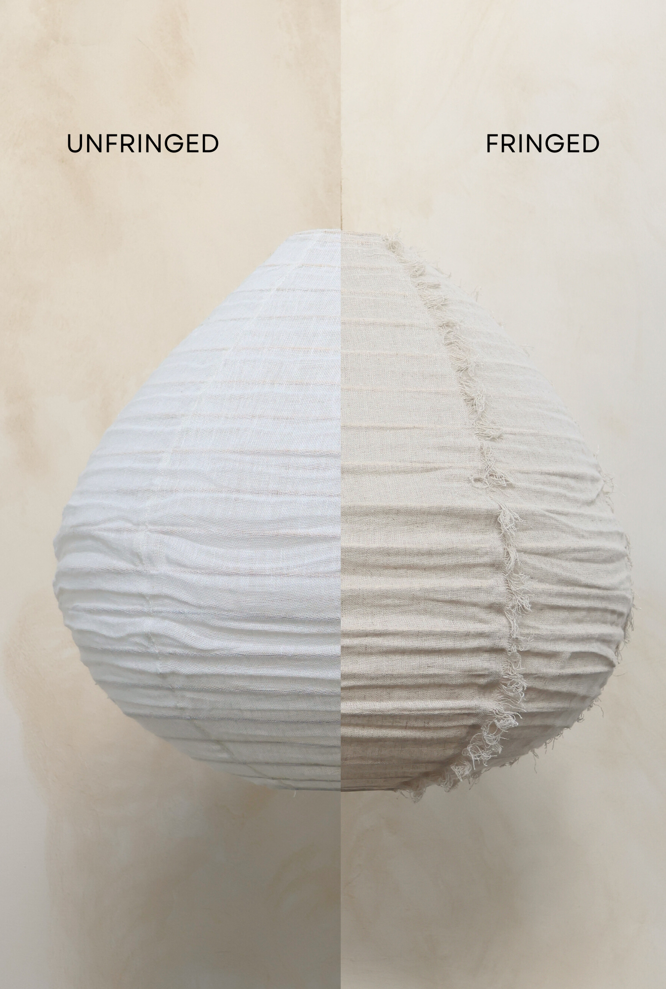 Linen Light Shade - Parlour Shape: Forest / 35cm / Fringed