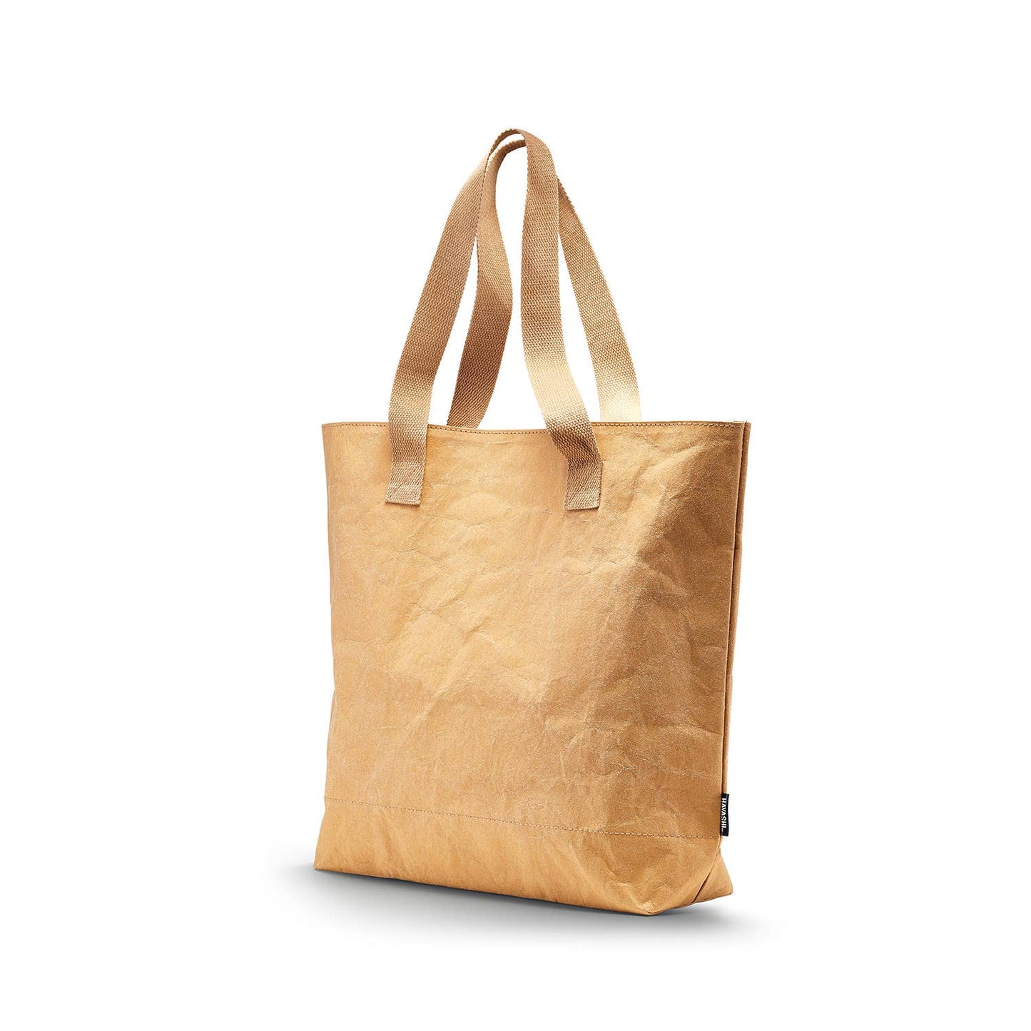 Large Tote Bag: Tan