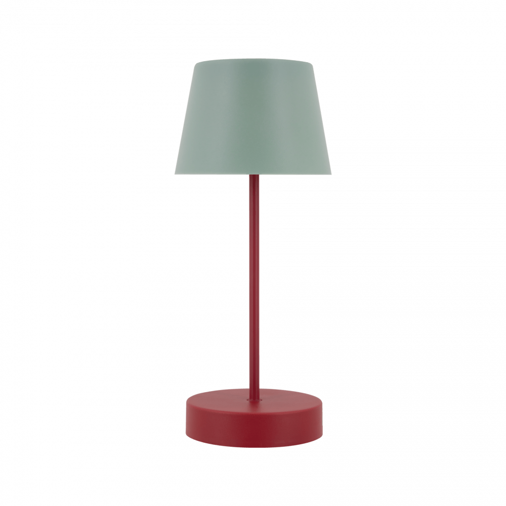 Oscar Cosy Table Lamp red and mint