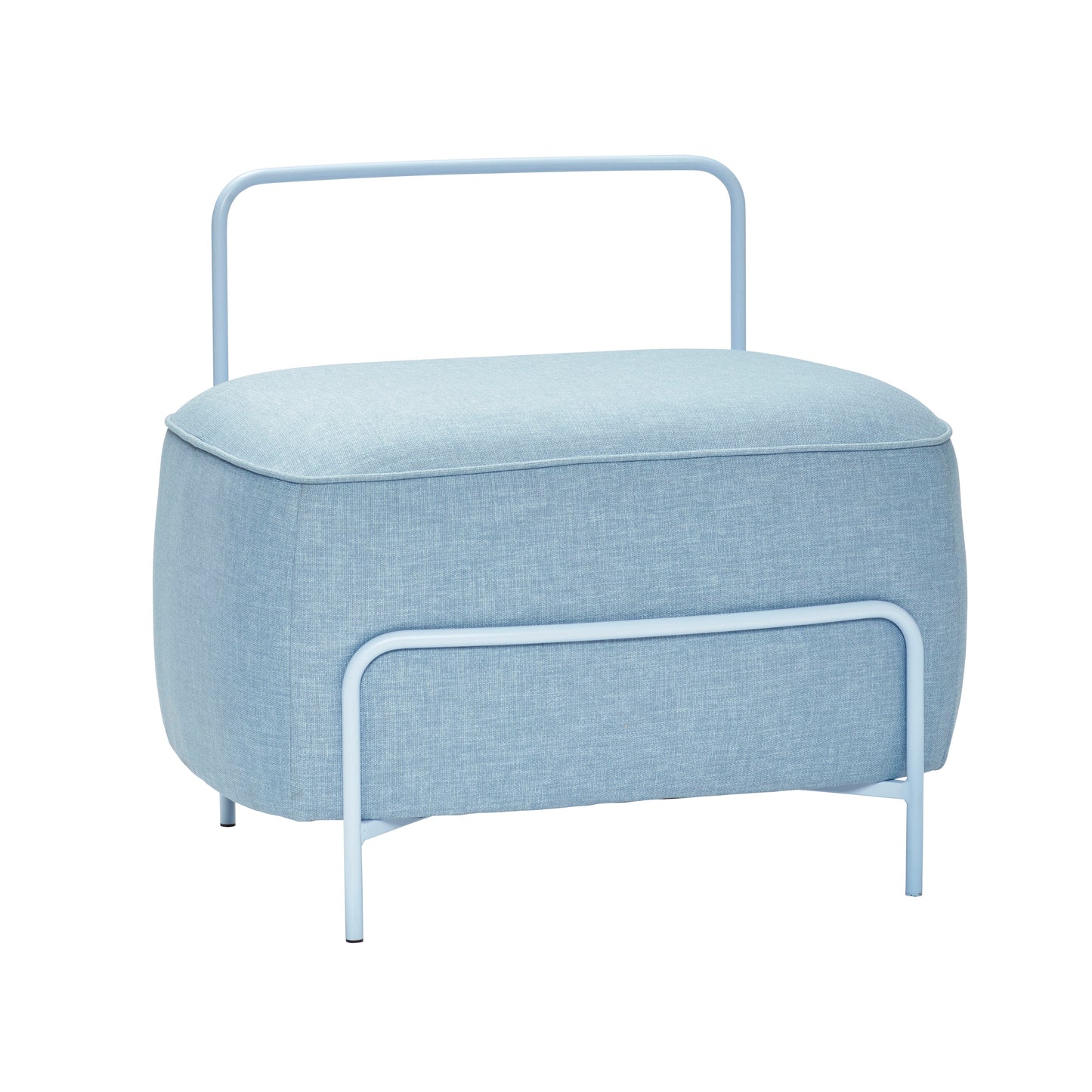 HUBSCH Carry Pouffe Light blue