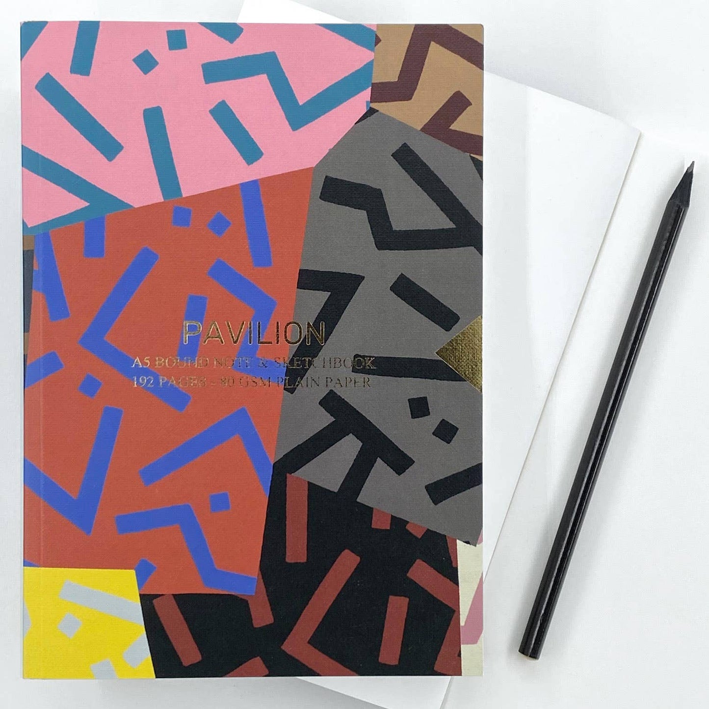 Maze A5 Buckram Embossed Foiled Notebook