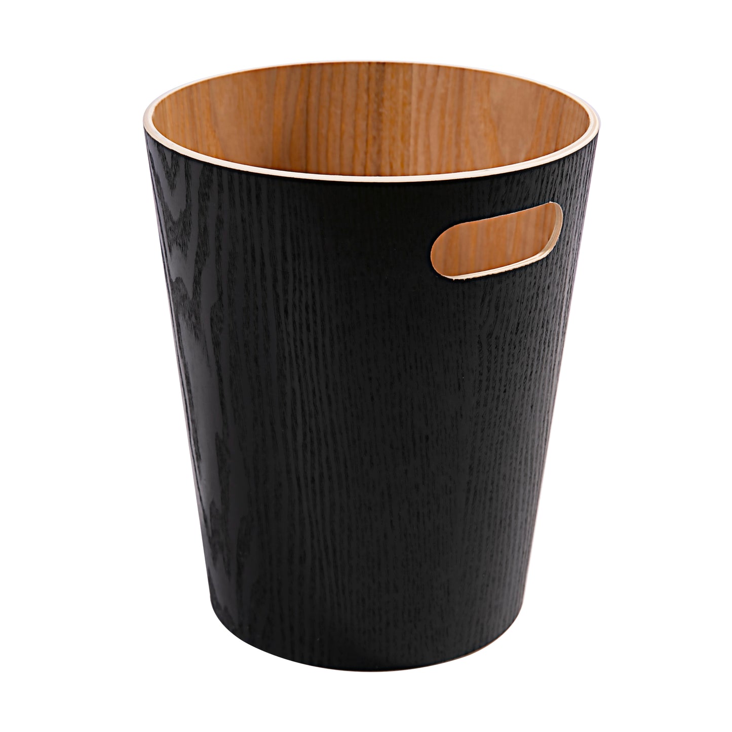 Eco friendly Wooden Waste Bin Black