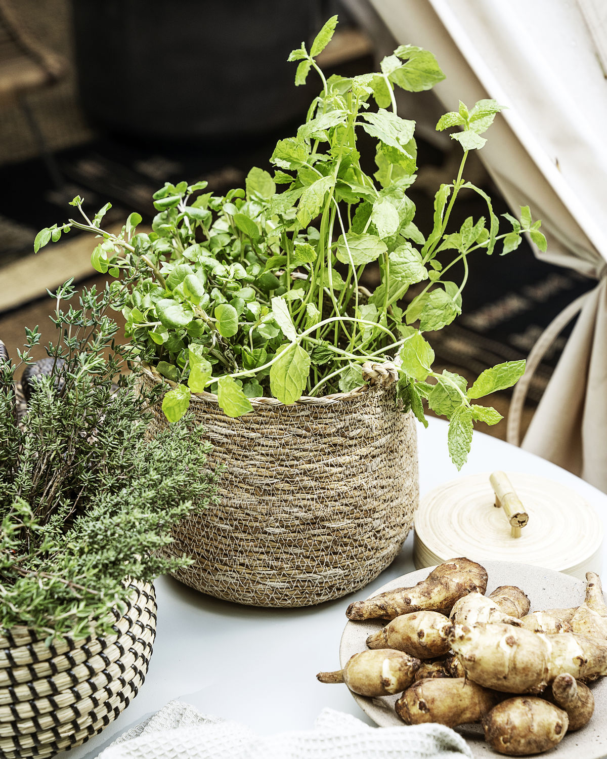 Basket 'Hang' Natural