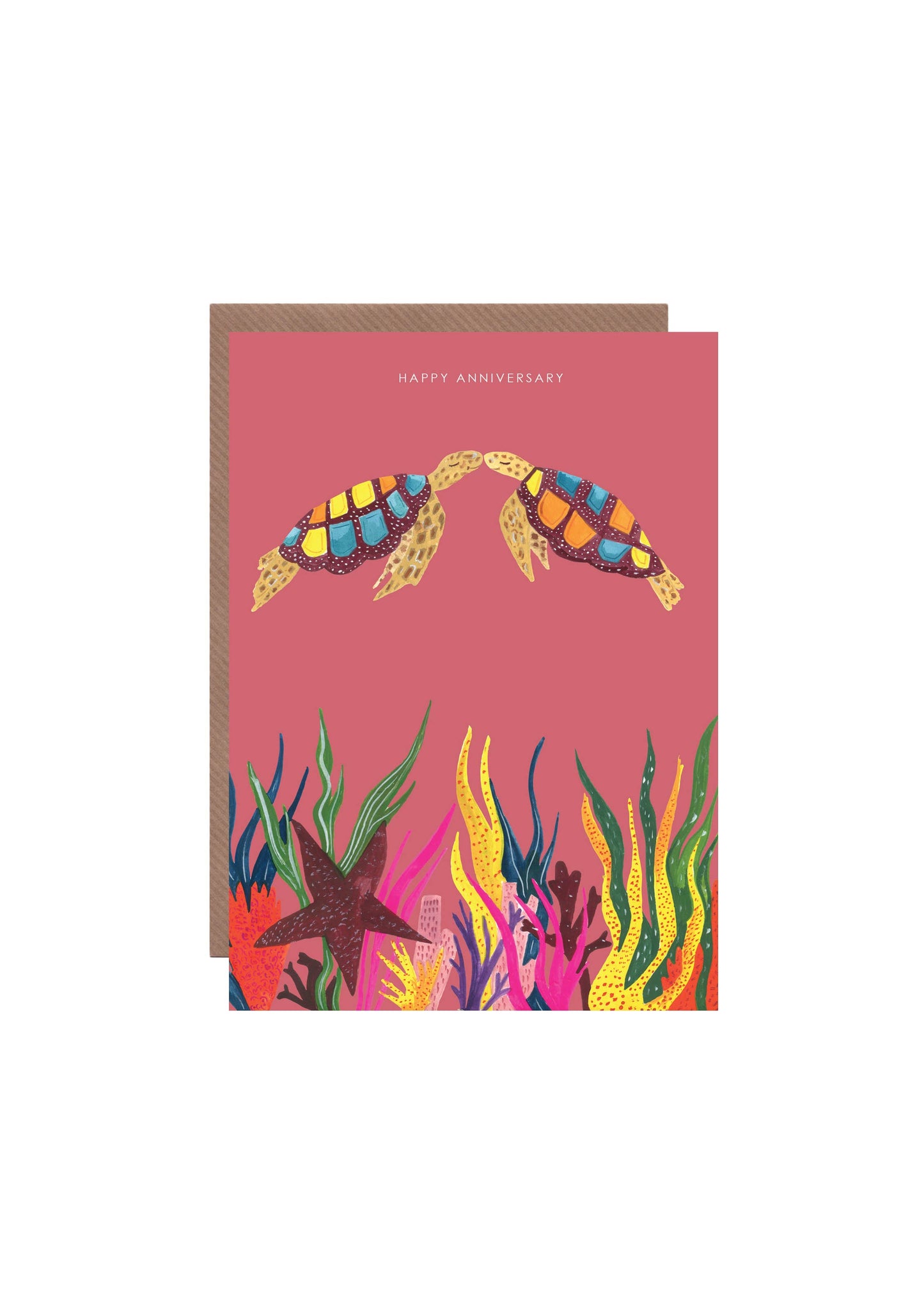 Turtle Anniversary Greetings Card