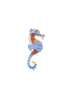 Seahorse 3D Wall Decor
