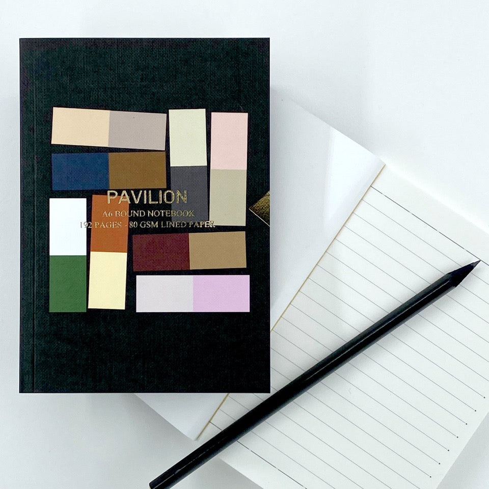 A5 Notebook 'PH black' Pavilion Prints