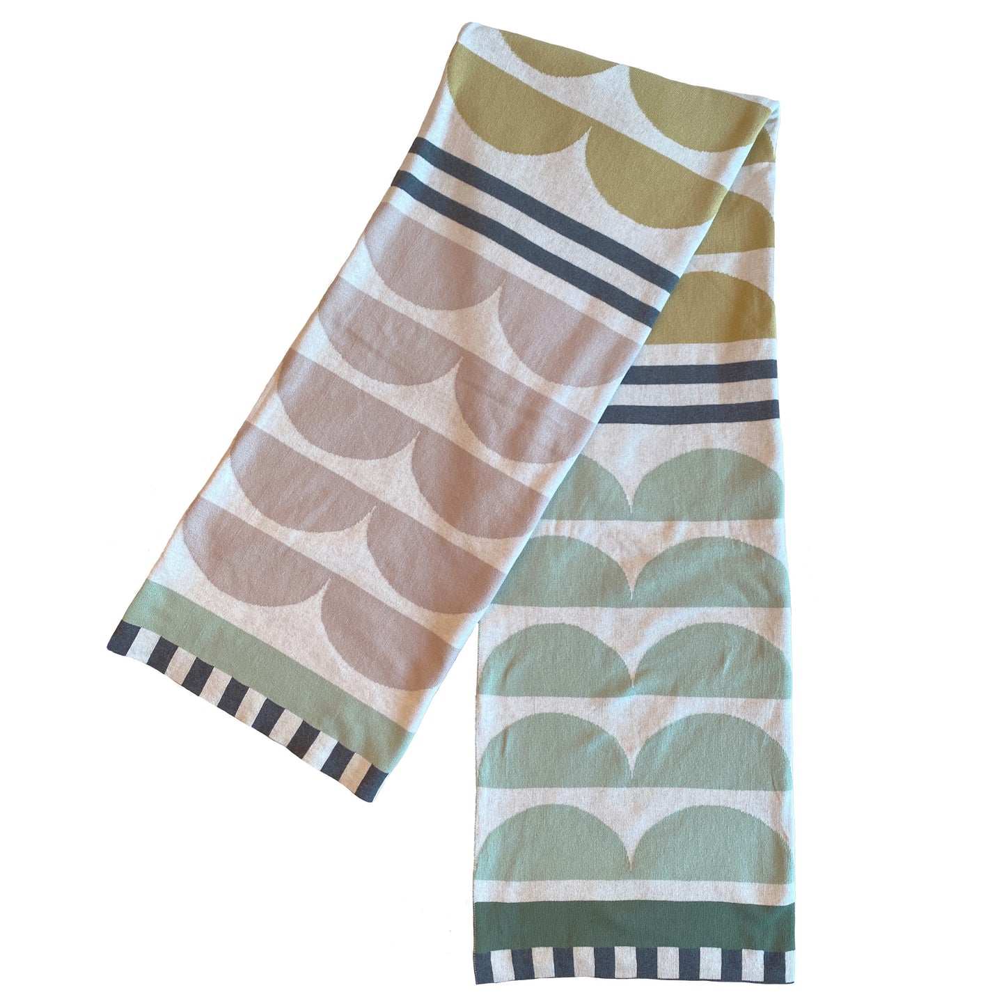 Kamelia Knit Blanket Green