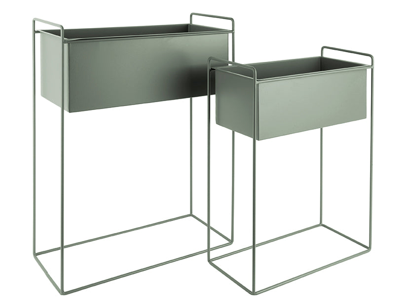 Planter large warm grey