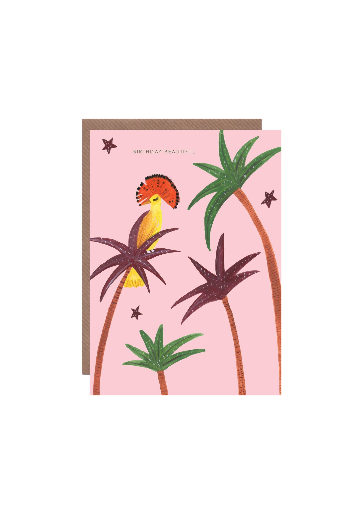 Paradise Bird Birthday Greetings Card