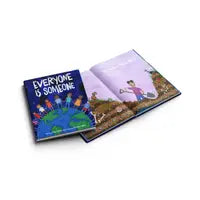 KIDS Vista Coral Striped Throw and Book Gift Set