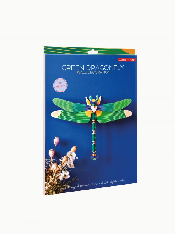 Dragonfly Green 3D Wall Decor