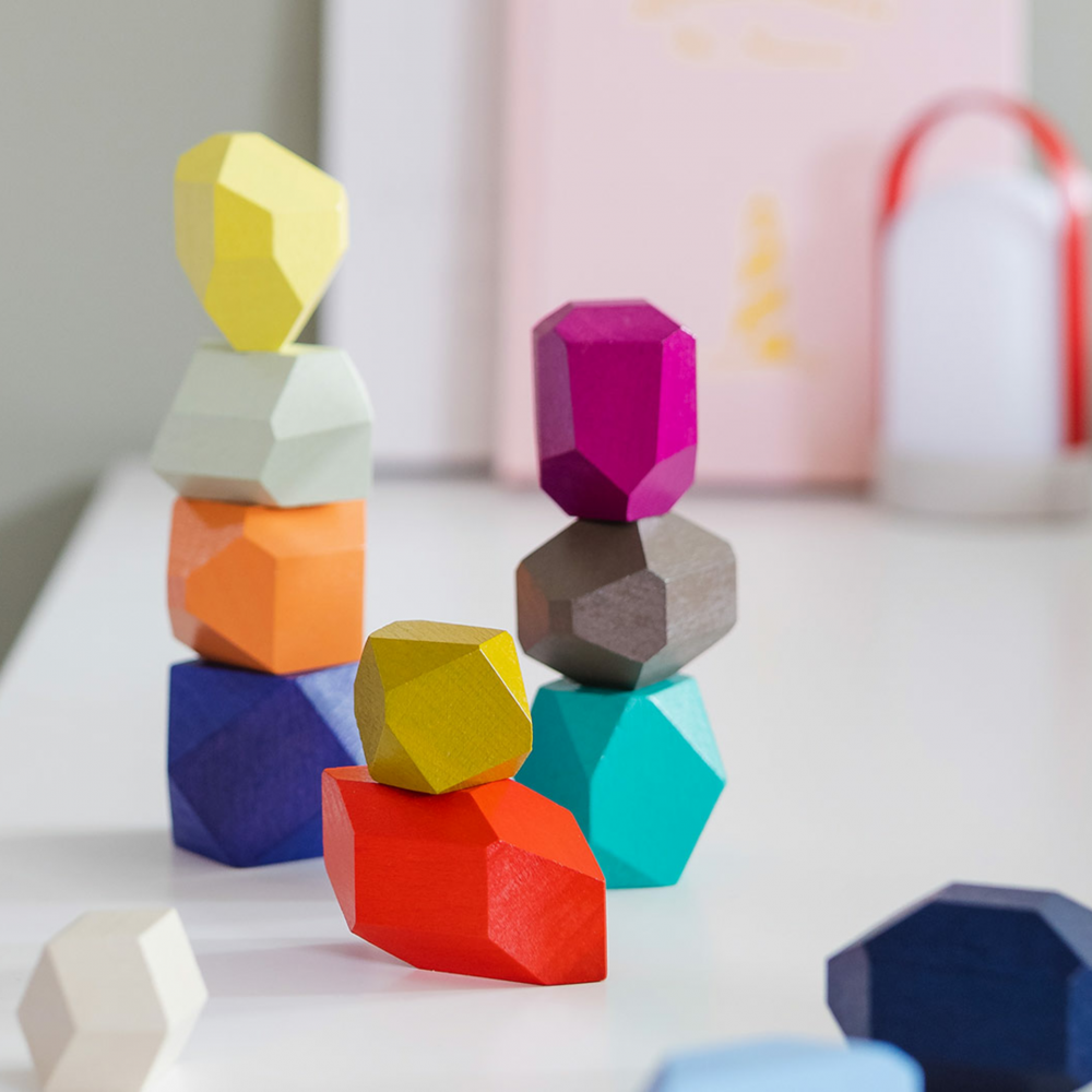 'Torrino' Wooden stacking blocks