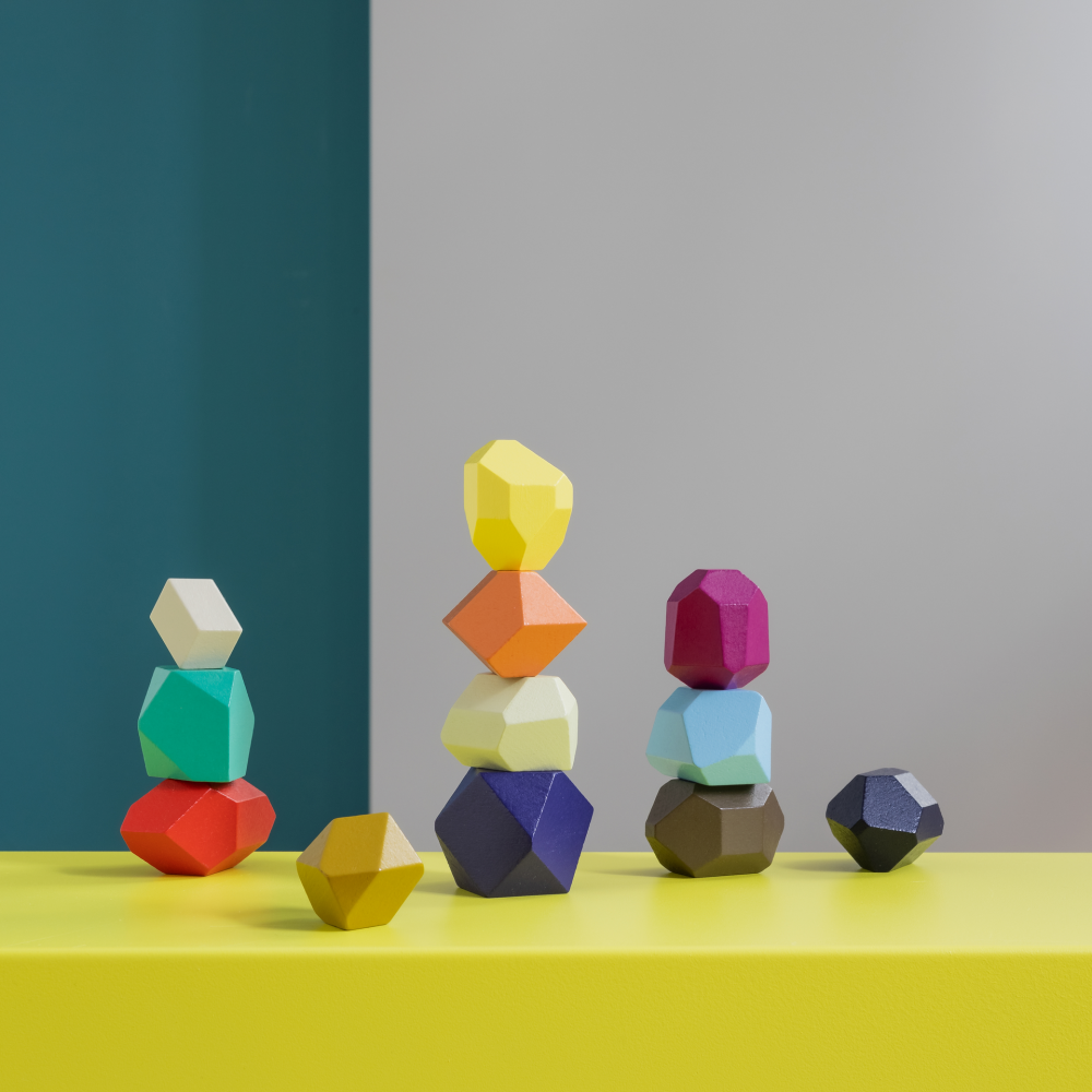'Torrino' Wooden stacking blocks