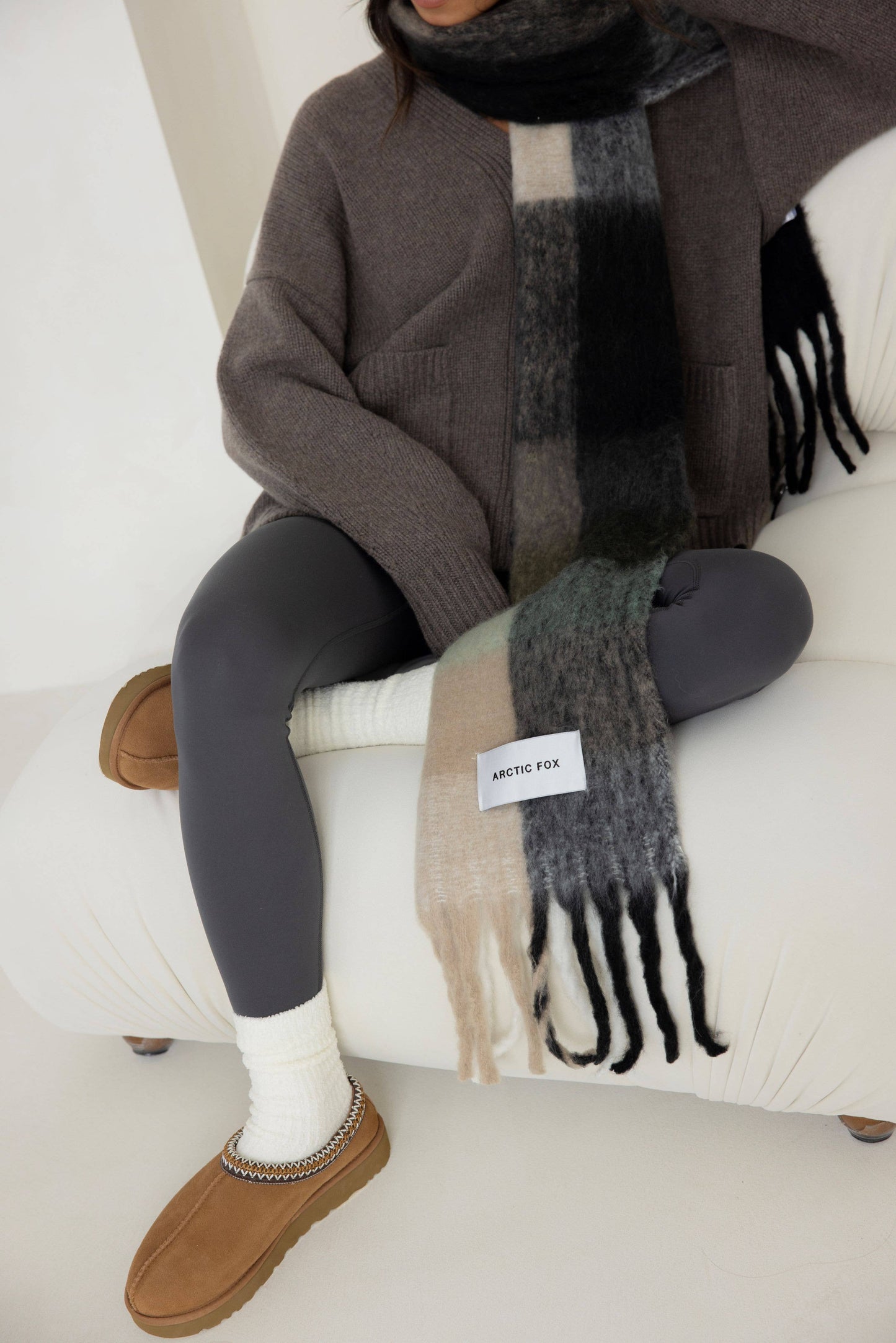 Cosy Socks - 100% Recycled - White - AW25