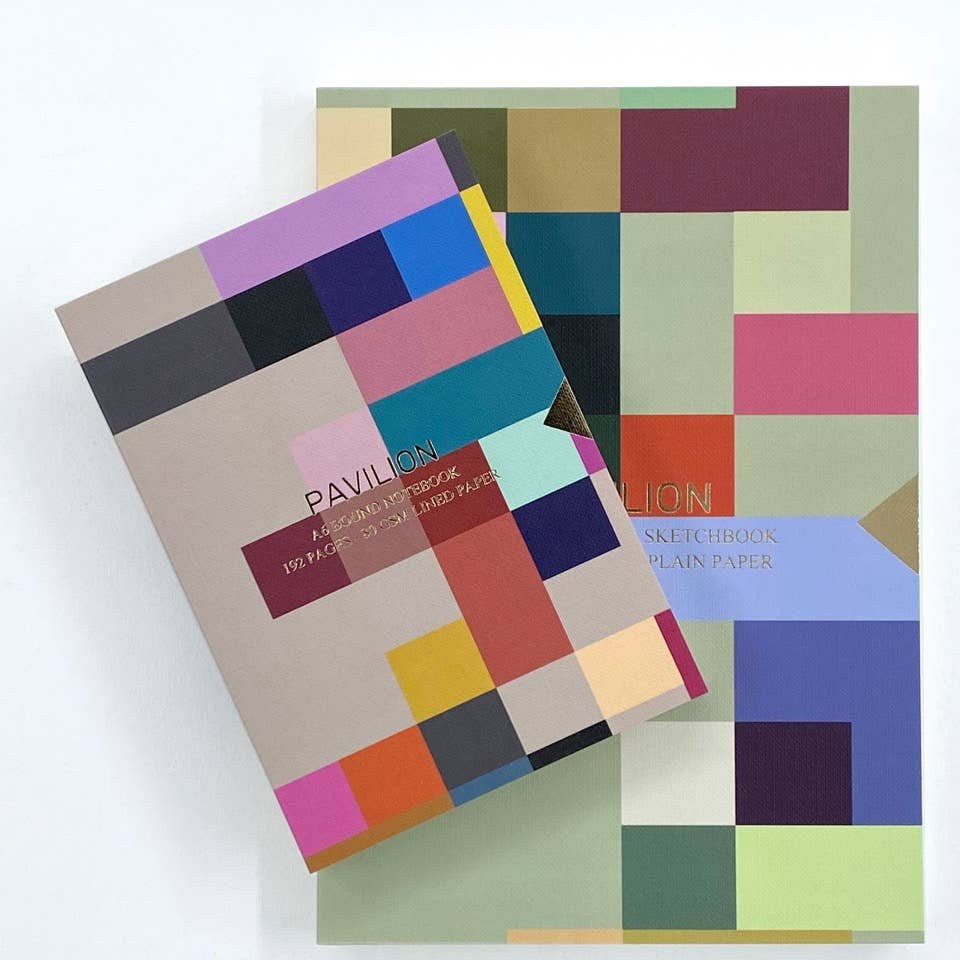 Madras A5 Buckram Embossed Foiled Notebook