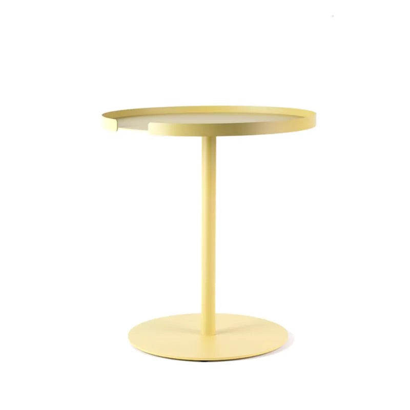Big Hug Side Table Round Base DesignBite - Lemon