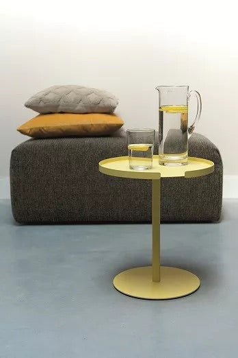 Big Hug Side Table Round Base DesignBite - Lemon