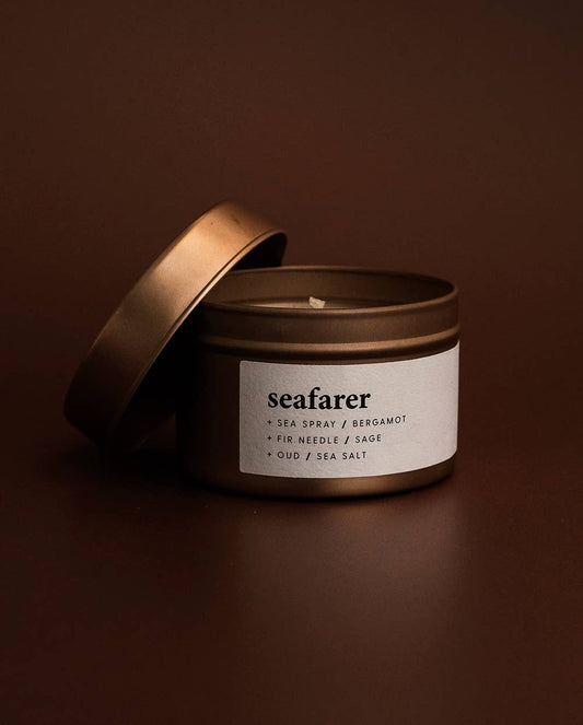 Keynvor Candle Co - Seafarer - 90g Rose Gold Nook Tin