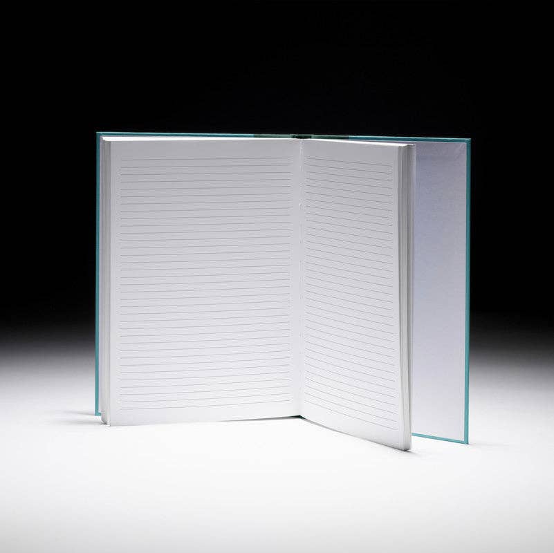 Feel Good Supplies - Colourblock A5 Hardback Notebook | Teal and green