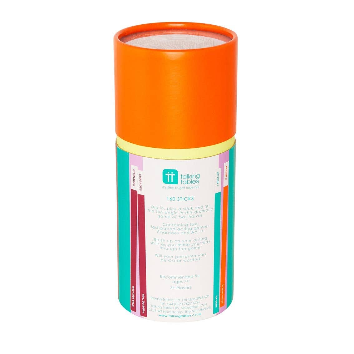 Talking Tables UK - Dipsticks Crazy Charades Game | Kids Game |