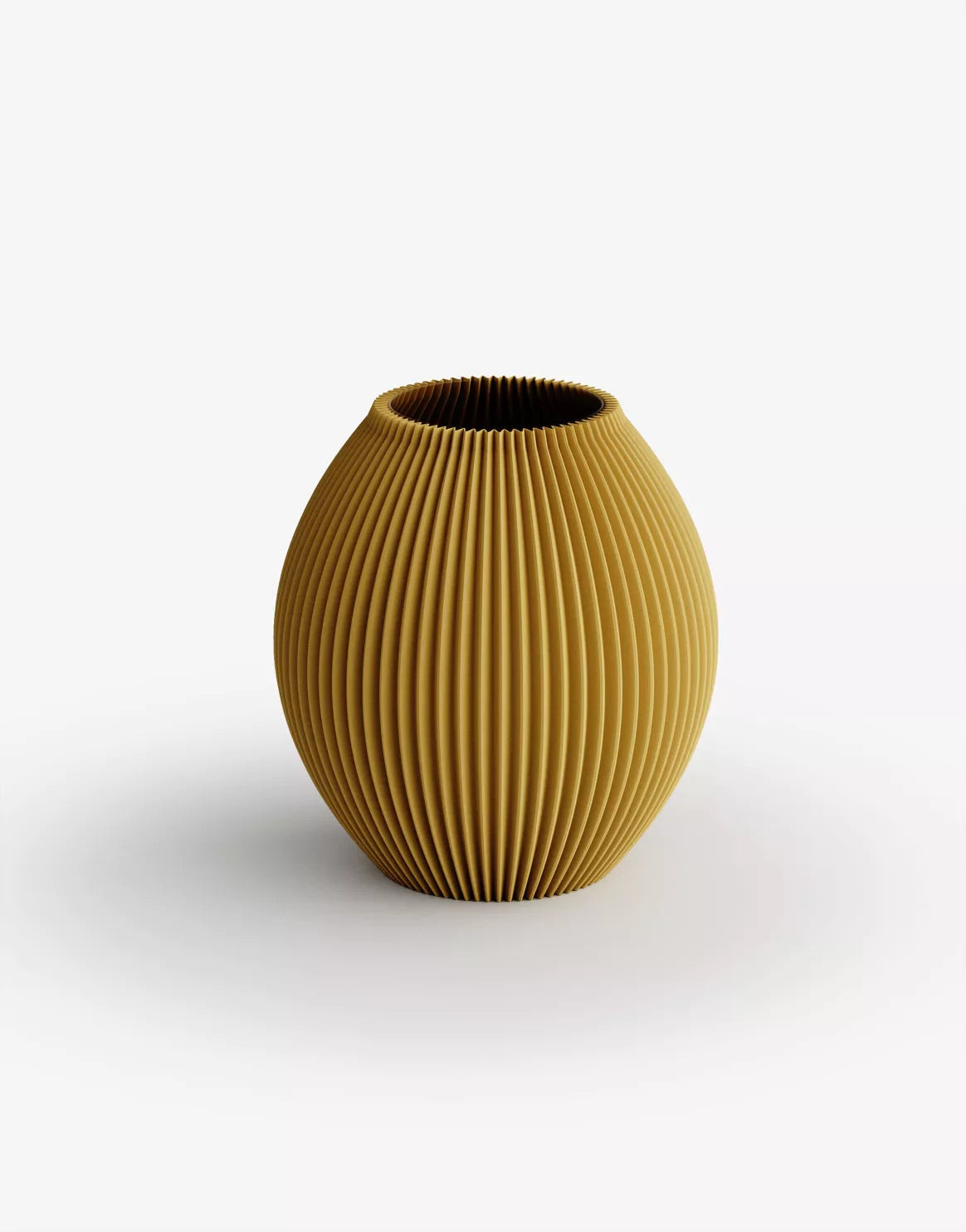 'Poke' vase in Golden Orange Small