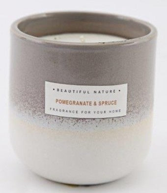 Nature scented ombré candle 10cm