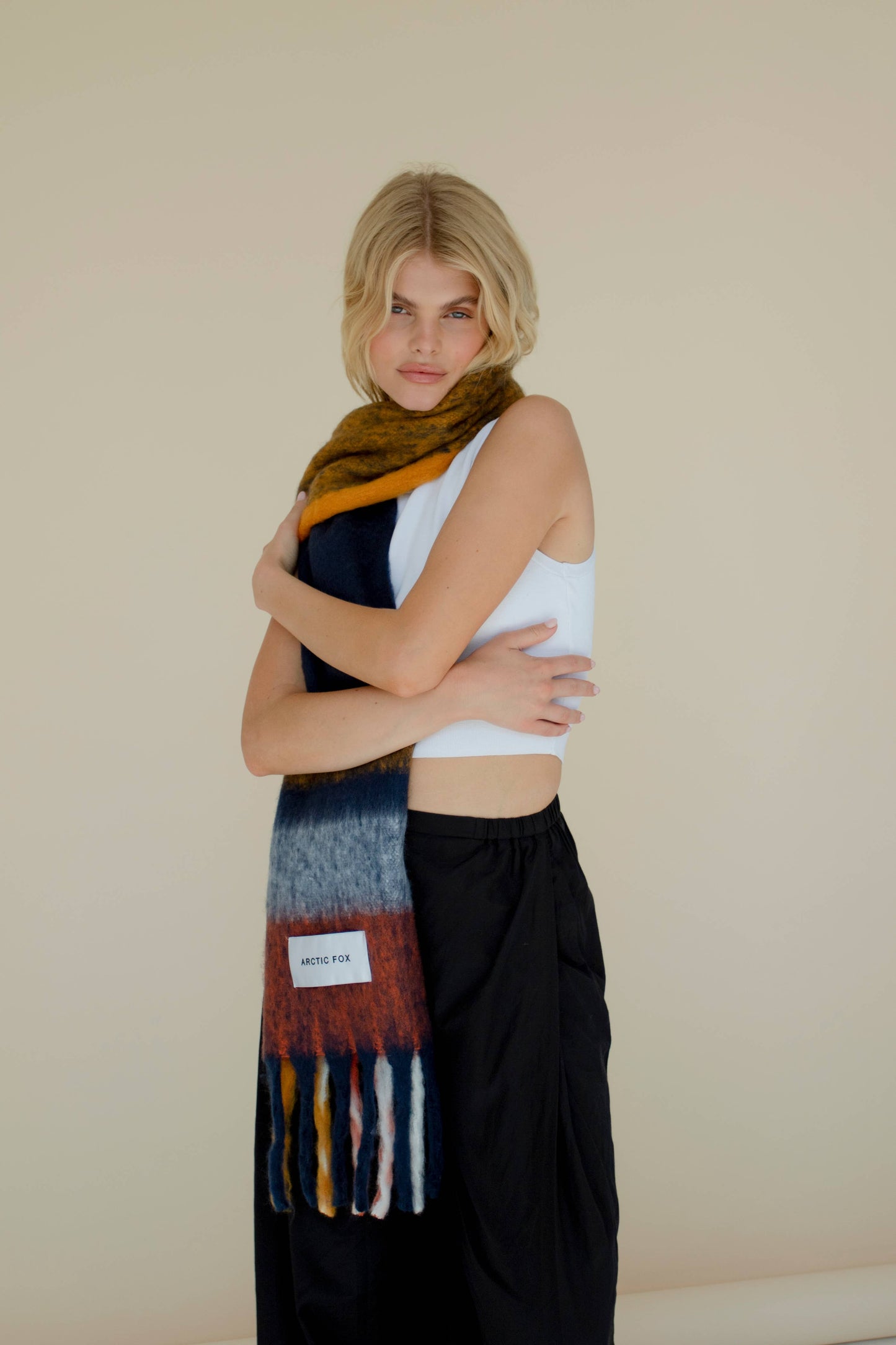 The Stockholm Scarf - 100% Recycled - Midnight Summer - AW25