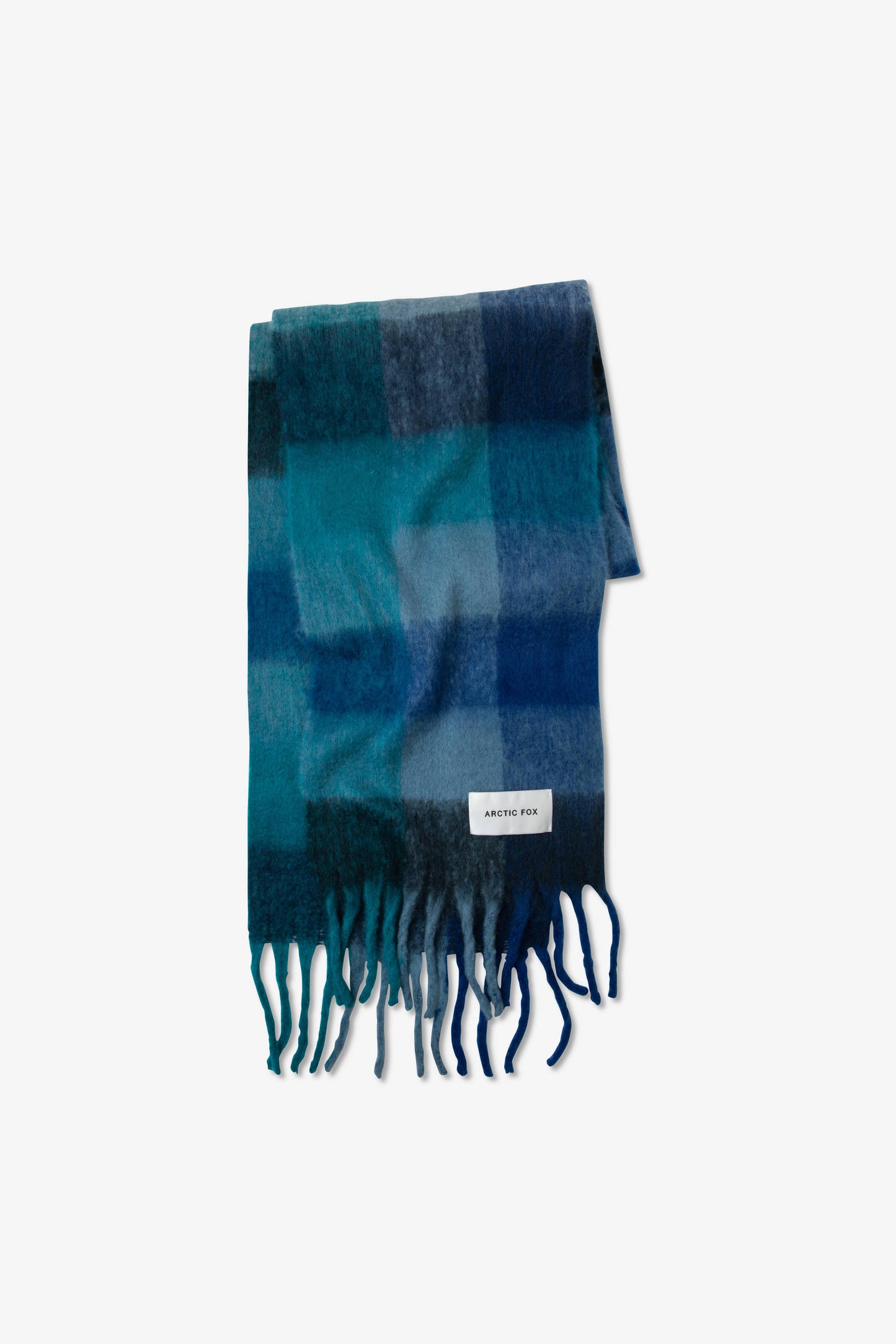 The Reykjavik Scarf - 100% Recycled - Blue Check - AW24