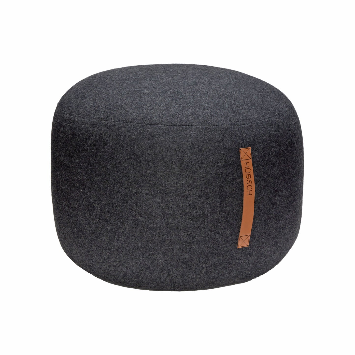 HUBSCH Grey Mochi Pouf