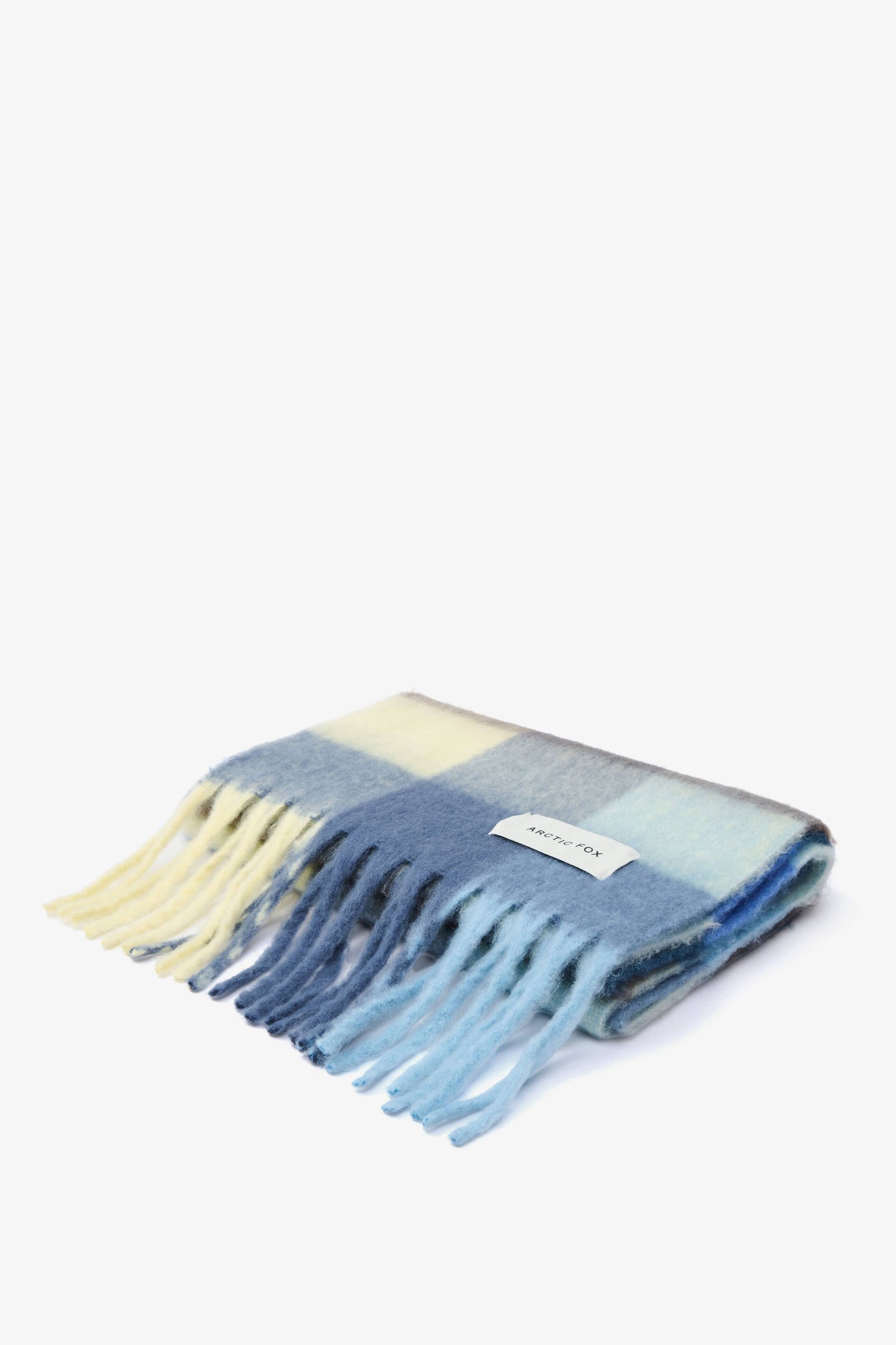 The Reykjavik Scarf - 100% Recycled - Blue Yellow - AW25