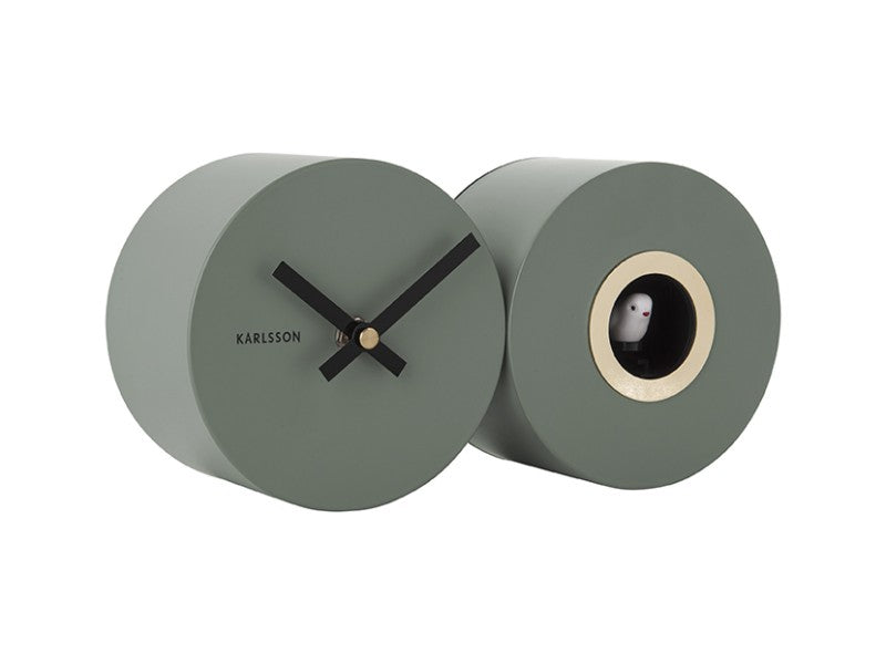 Duo cuckoo wall clock various colours