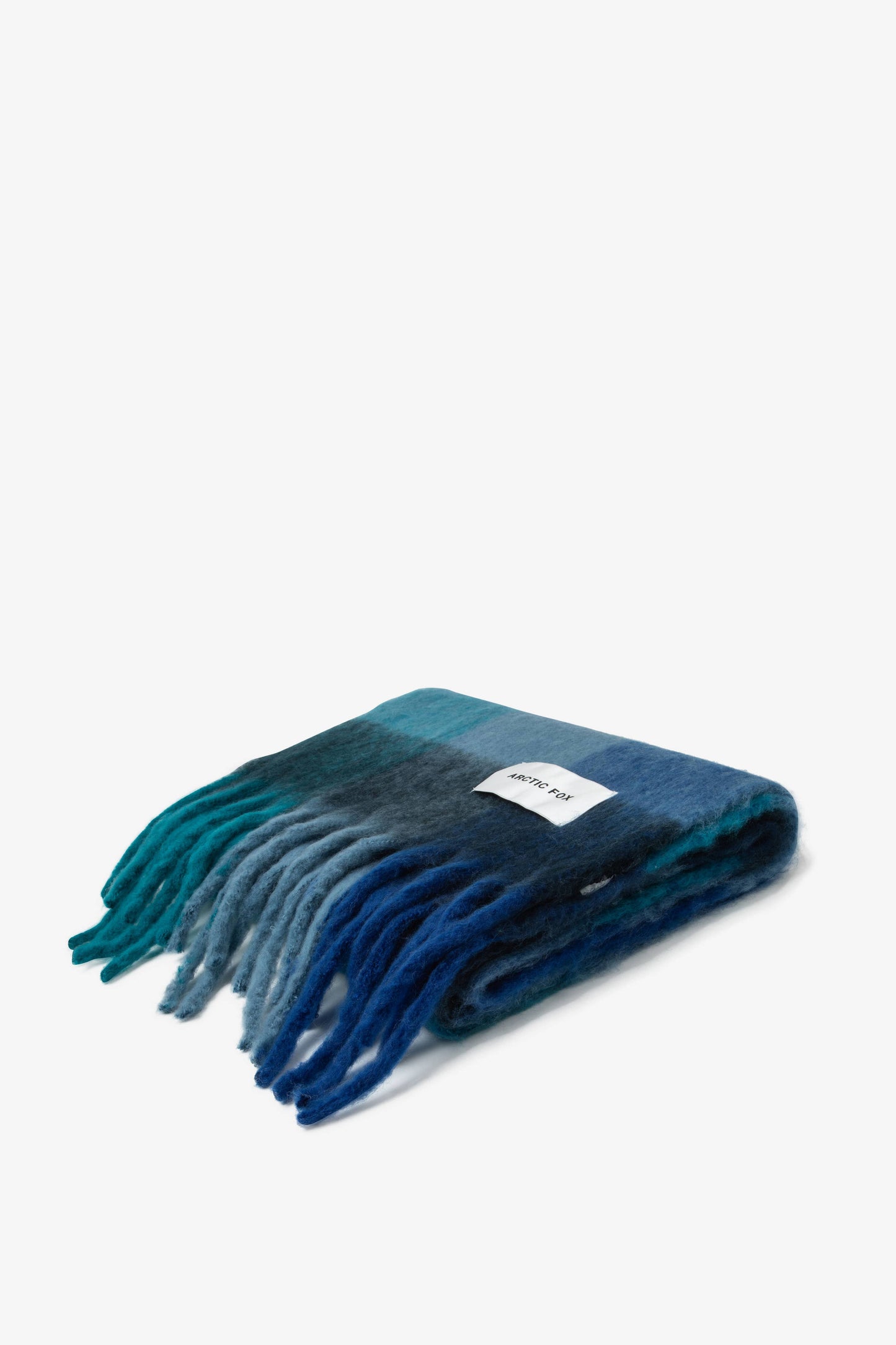 The Reykjavik Scarf - 100% Recycled - Blue Check - AW24