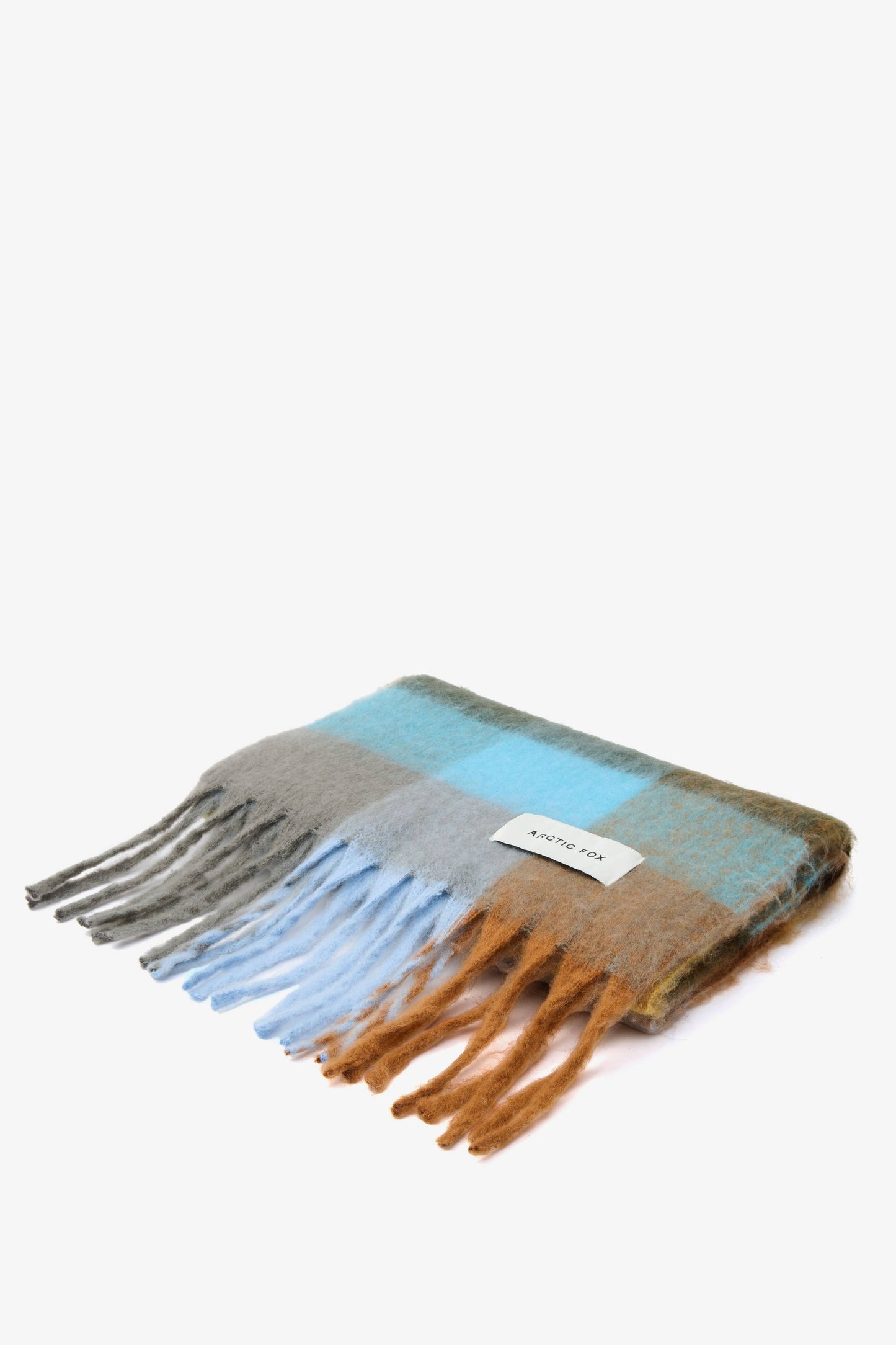 The Reykjavik Scarf - 100% Recycled - Blue/Orange - AW25