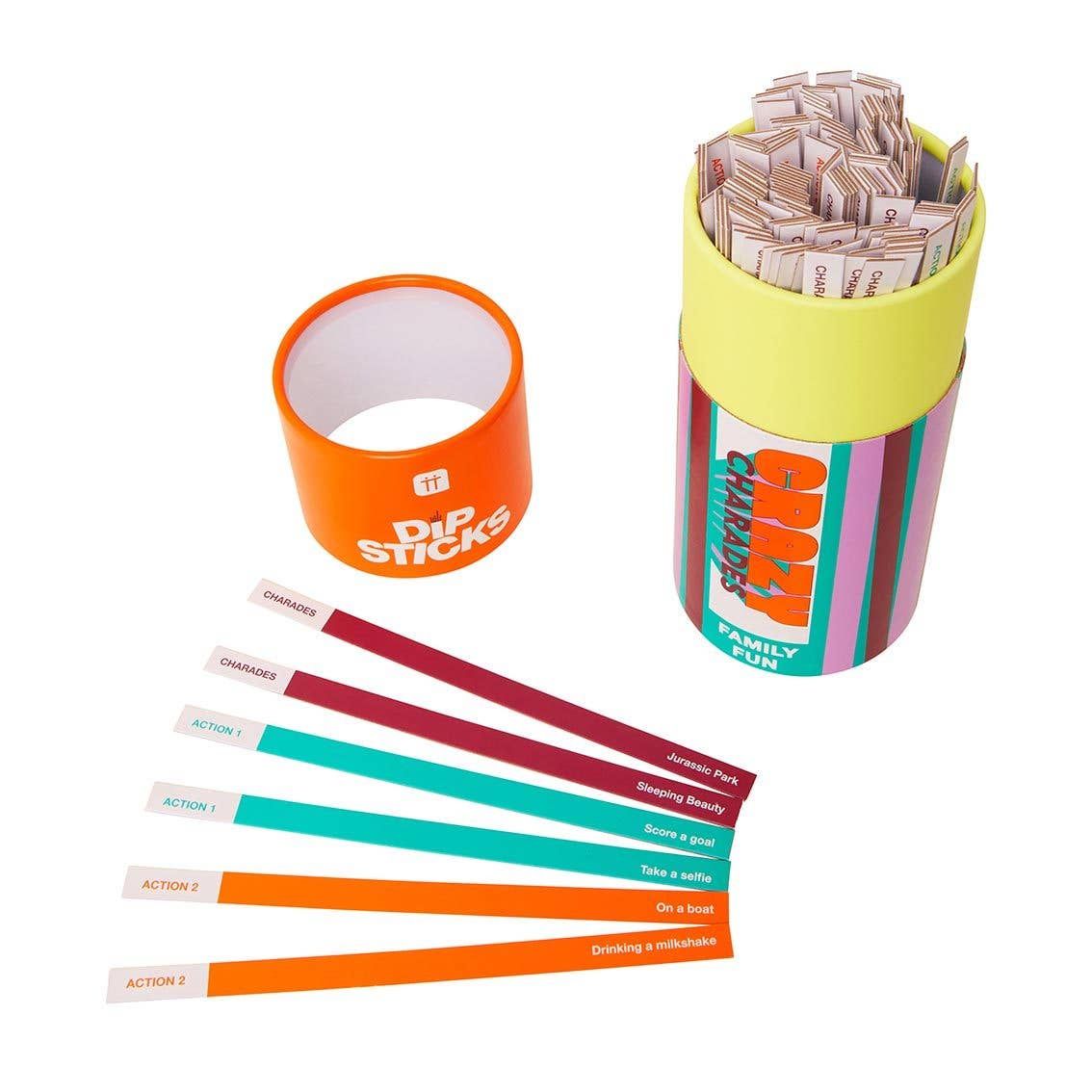 Talking Tables UK - Dipsticks Crazy Charades Game | Kids Game |