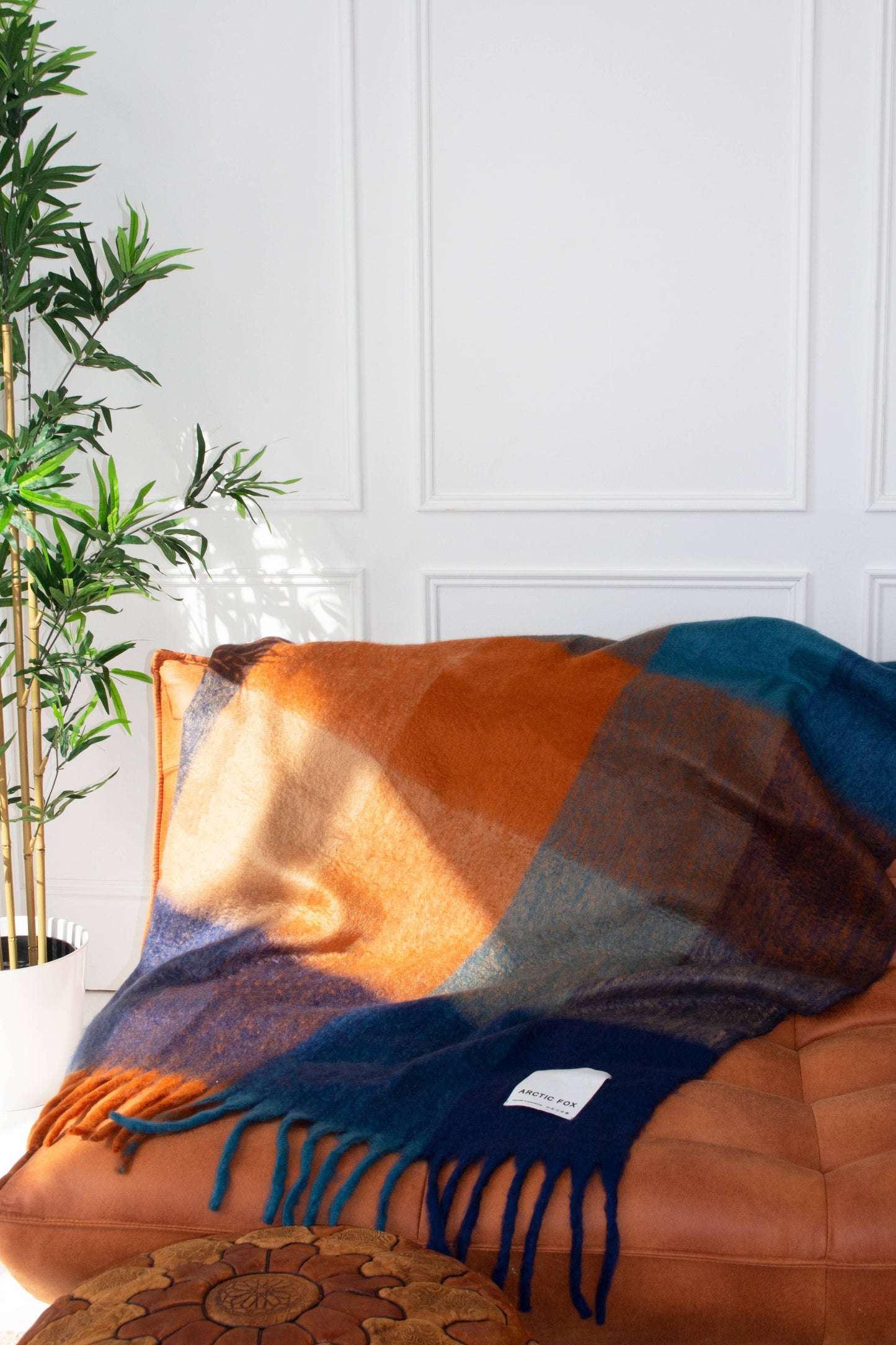 The Reykjavik Throw - 100% Recycled - Tokyo Lights - AW25