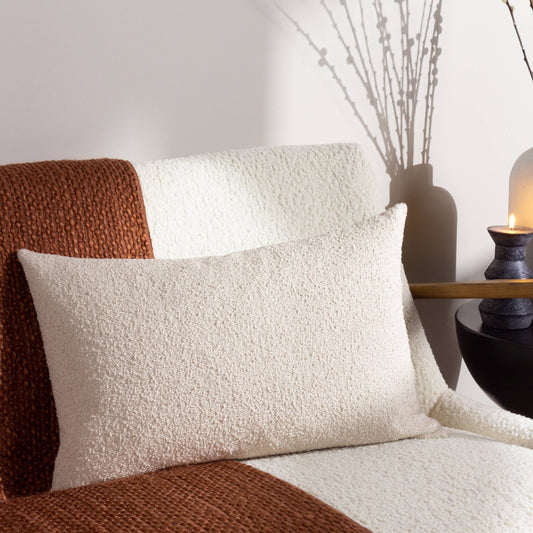 Selene Rectangular Cushion Nougat: Nougat / Polyester Filled / 40 x 60cm