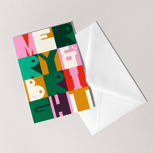 Feel Good Supplies - Merry and Bright Christmas Card | Holiday Xmas
