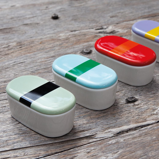 Remember Porcelain tins TINY line, set of 4