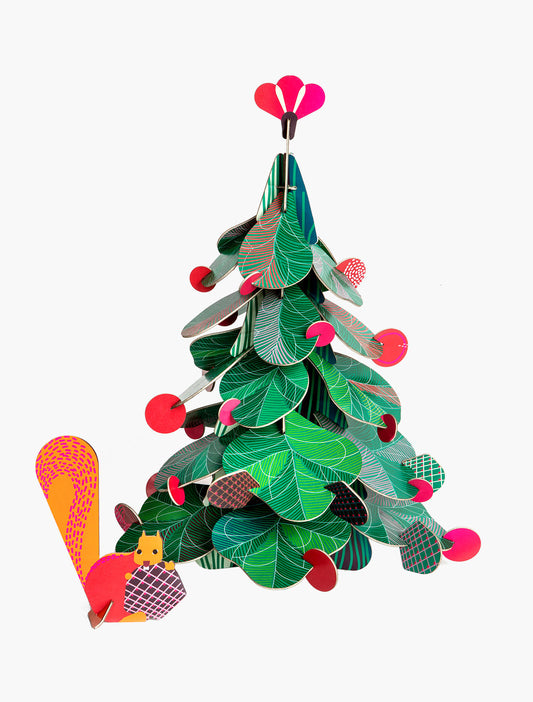 Christmas Tree with Squirrel